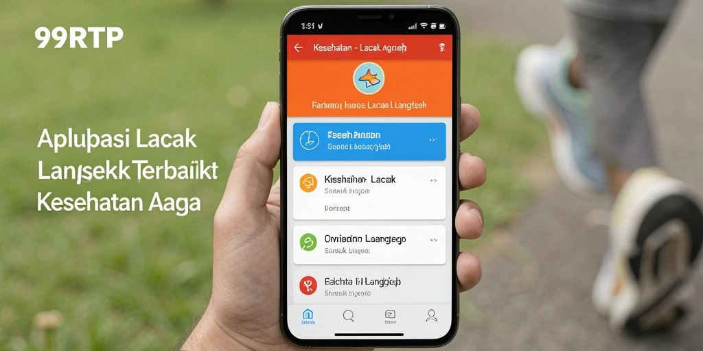 Antarmuka pengguna 99RTP menunjukkan statistik langkah harian.