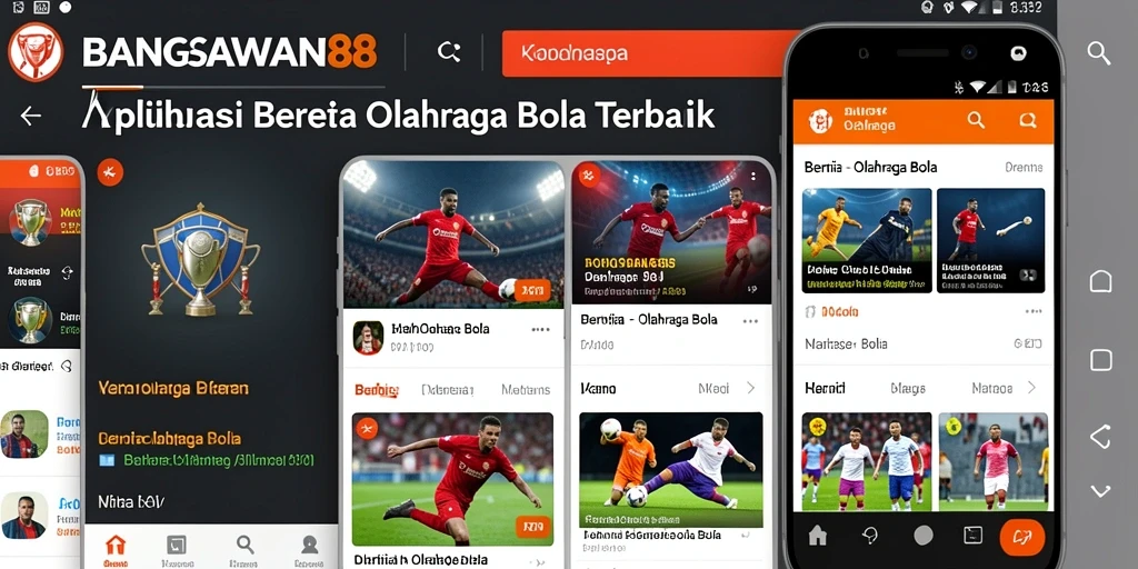 Antarmuka BANGSAWAN88 menampilkan berita terbaru olahraga bola.