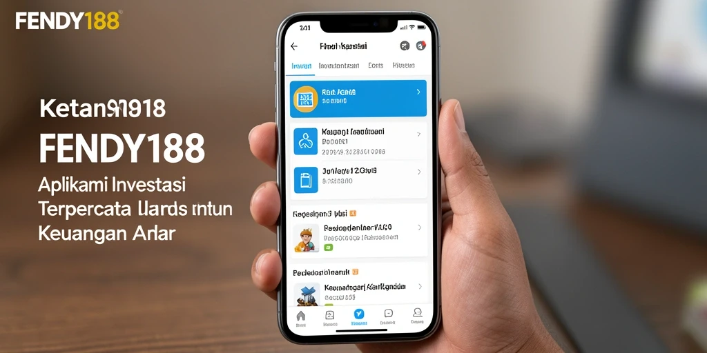 Antarmuka FENDY188 yang mudah dipahami untuk investasi.