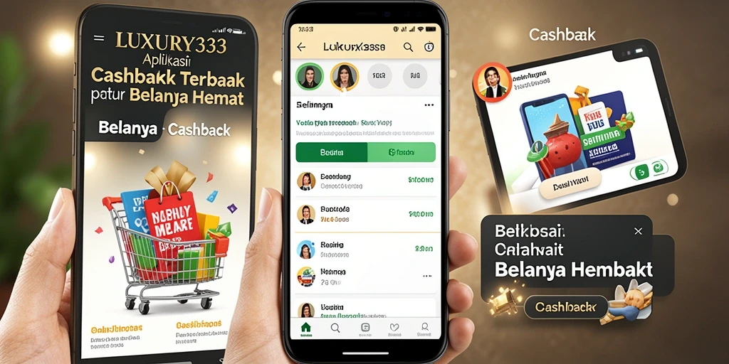 Tampilan utama LUXURY333 menampilkan berbagai penawaran Cashback menarik.