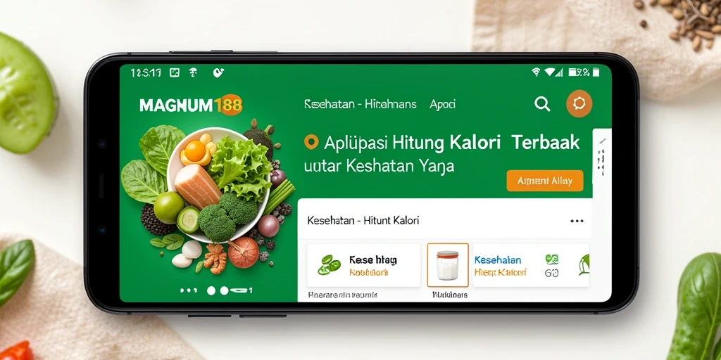 Antarmuka MAGNUM188 yang sederhana untuk menghitung kalori.